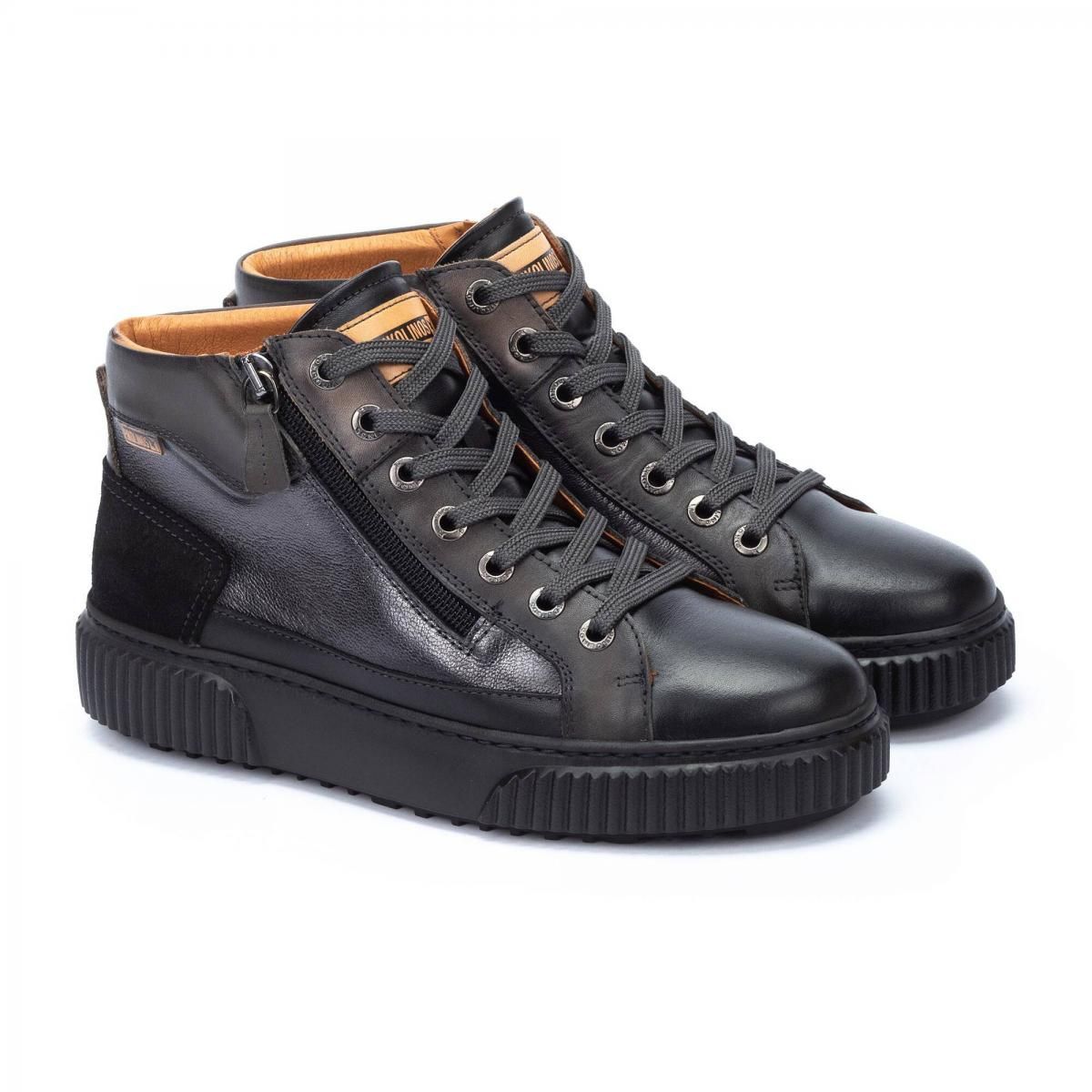피콜리노스 테크니컬 하이탑 스니커즈 RIELLS W4Z-8584C1 BLACK - 상세 이미지 2