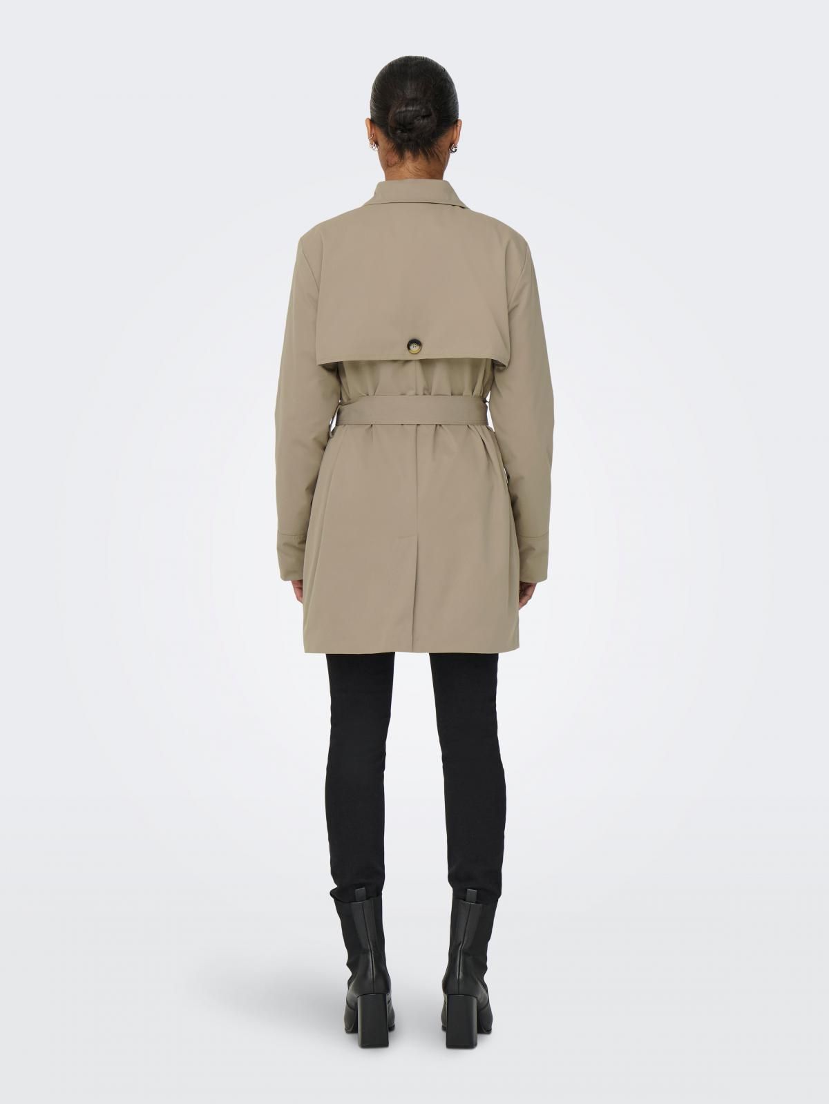 제이디와이 클래식 벨티드 미디 트렌치코트 15338506_8524 BROWN / WEATHERED TEAK - 상세 이미지 2
