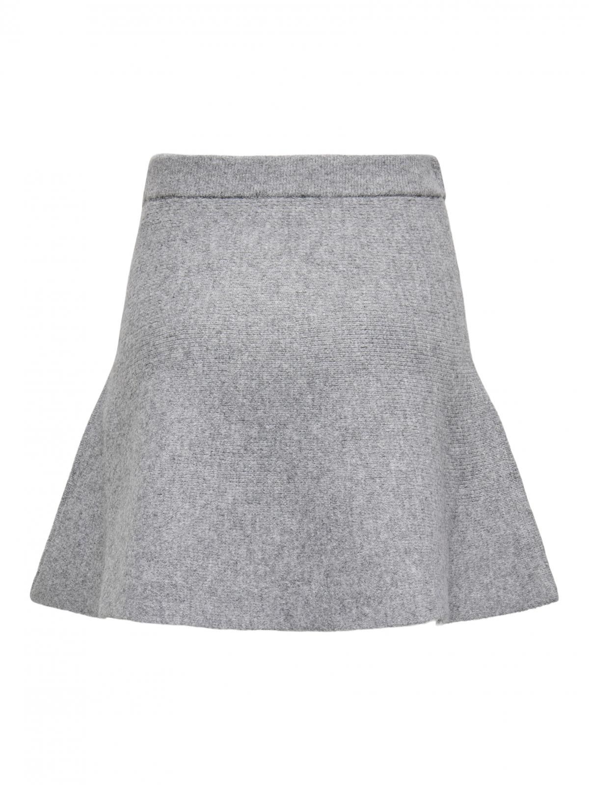 제이디와이 A라인 니트 미니 스커트 15351670_2382 GREY / MEDIUM GREY MELANGE - 상세 이미지 4
