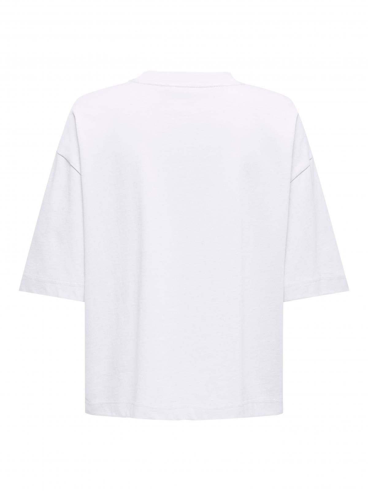 온리 베이직 라운드넥 반팔 티셔츠 15370997_2206 WHITE / WHITE - 상세 이미지 2