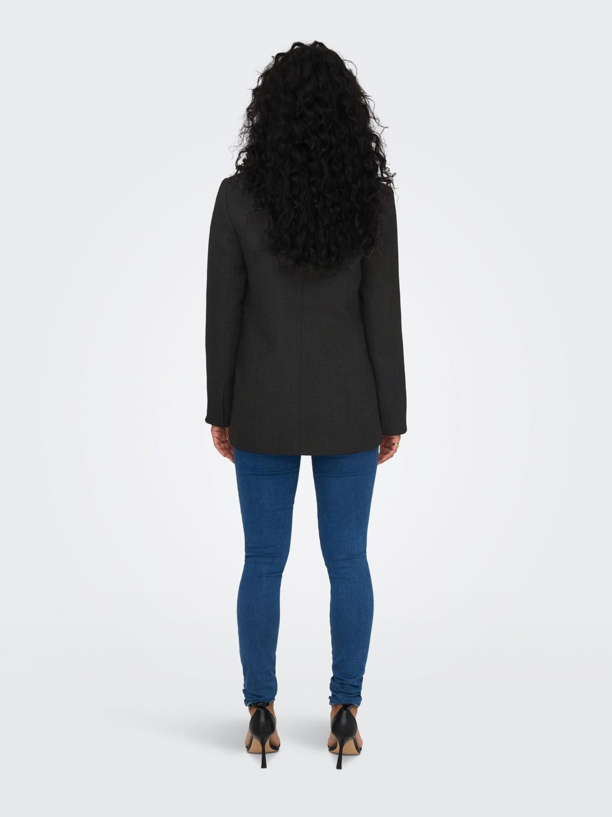 온리 테일러드 클래식 블랙 블레이저 15293957_2161 BLACK / BLACK - 상세 이미지 3