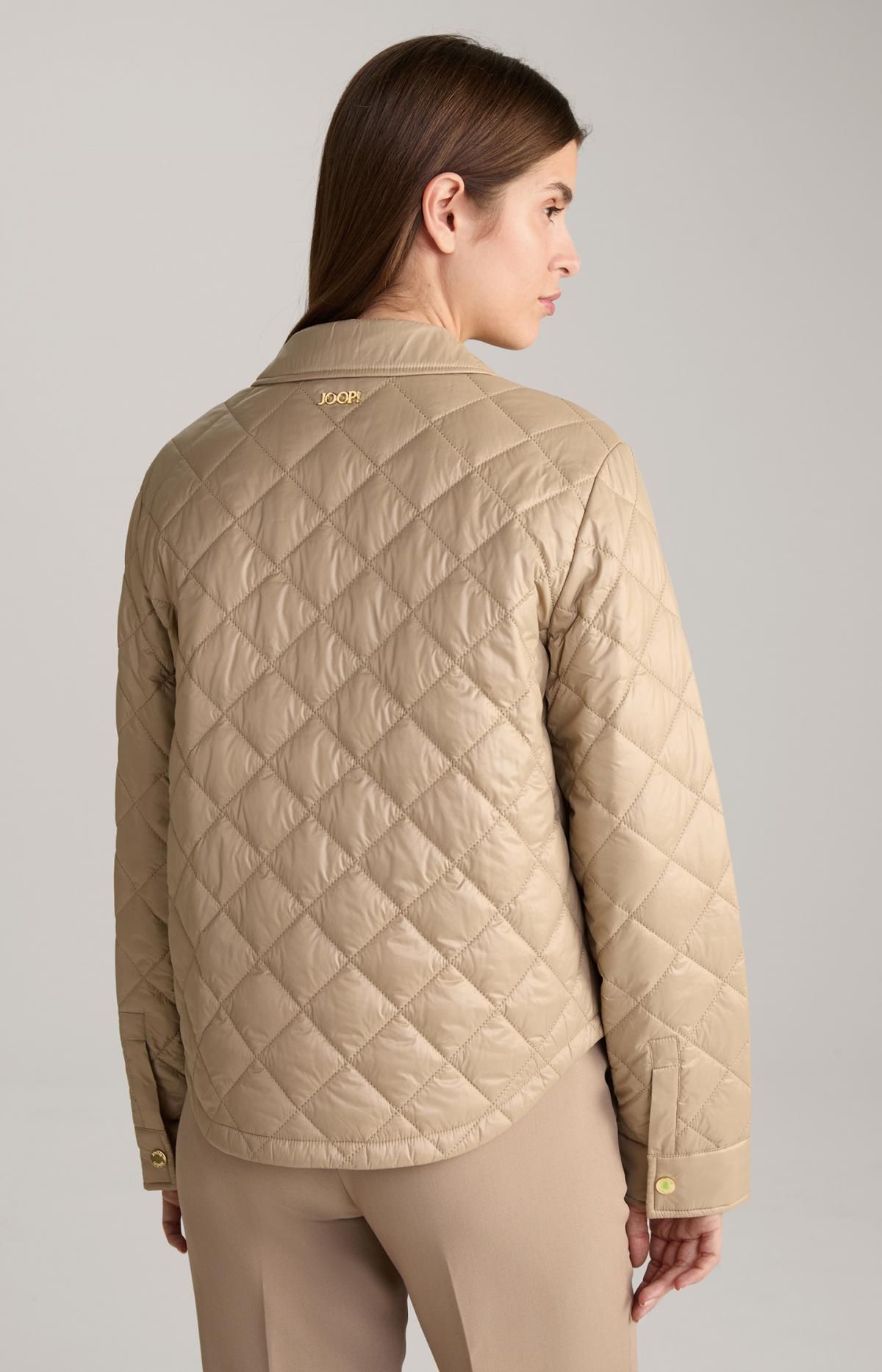 윱 경량 베이지 퀼팅 패딩자켓 Ofelia 30044772-10018874-252 BEIGE - 상세 이미지 4