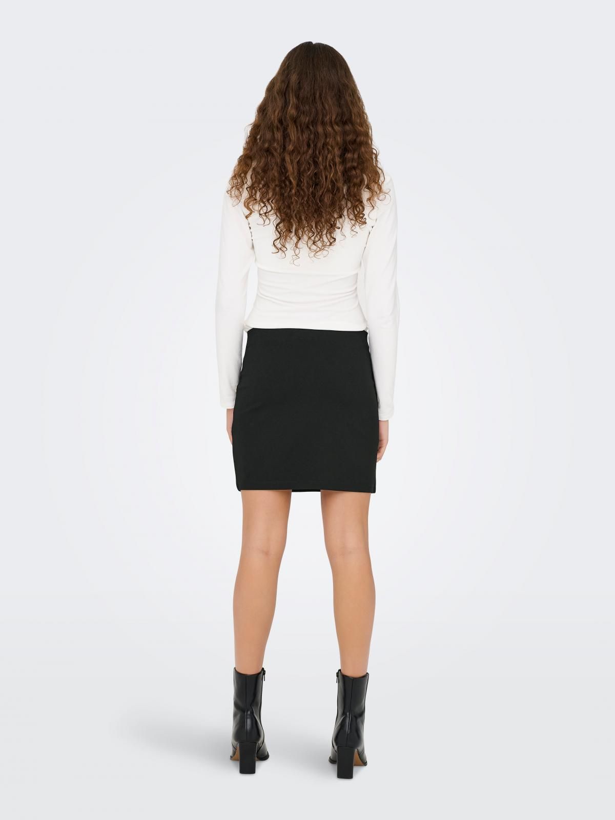 제이디와이 소프트 저지 미니 펜슬 스커트 15359940_2161 BLACK / BLACK - 상세 이미지 2