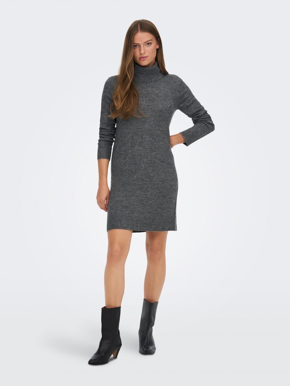 제이디와이 테크니컬 니트 미니 원피스 15265240_2383 GREY / DARK GREY MELANGE - 상세 이미지 5