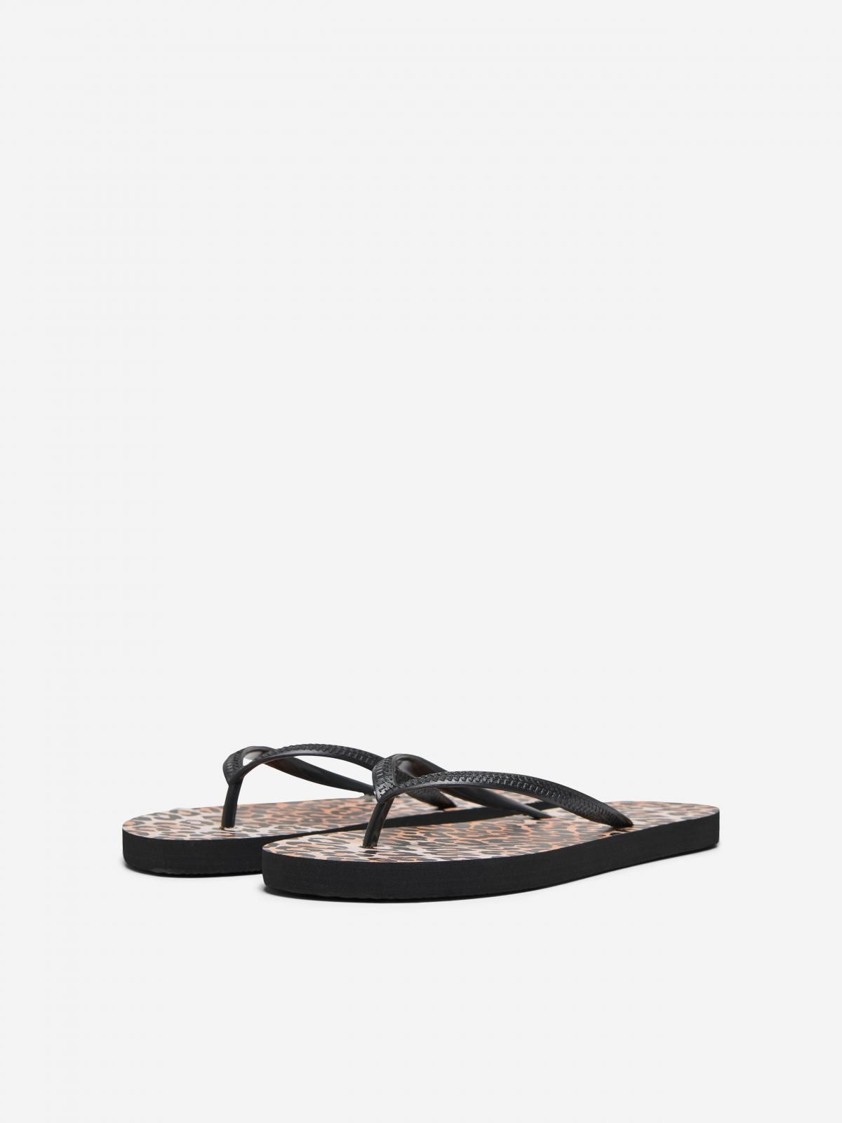 온리 베이직 러버 슬라이드 샌들 15316769_2161_1165683 BLACK / BLACK - 상세 이미지 5