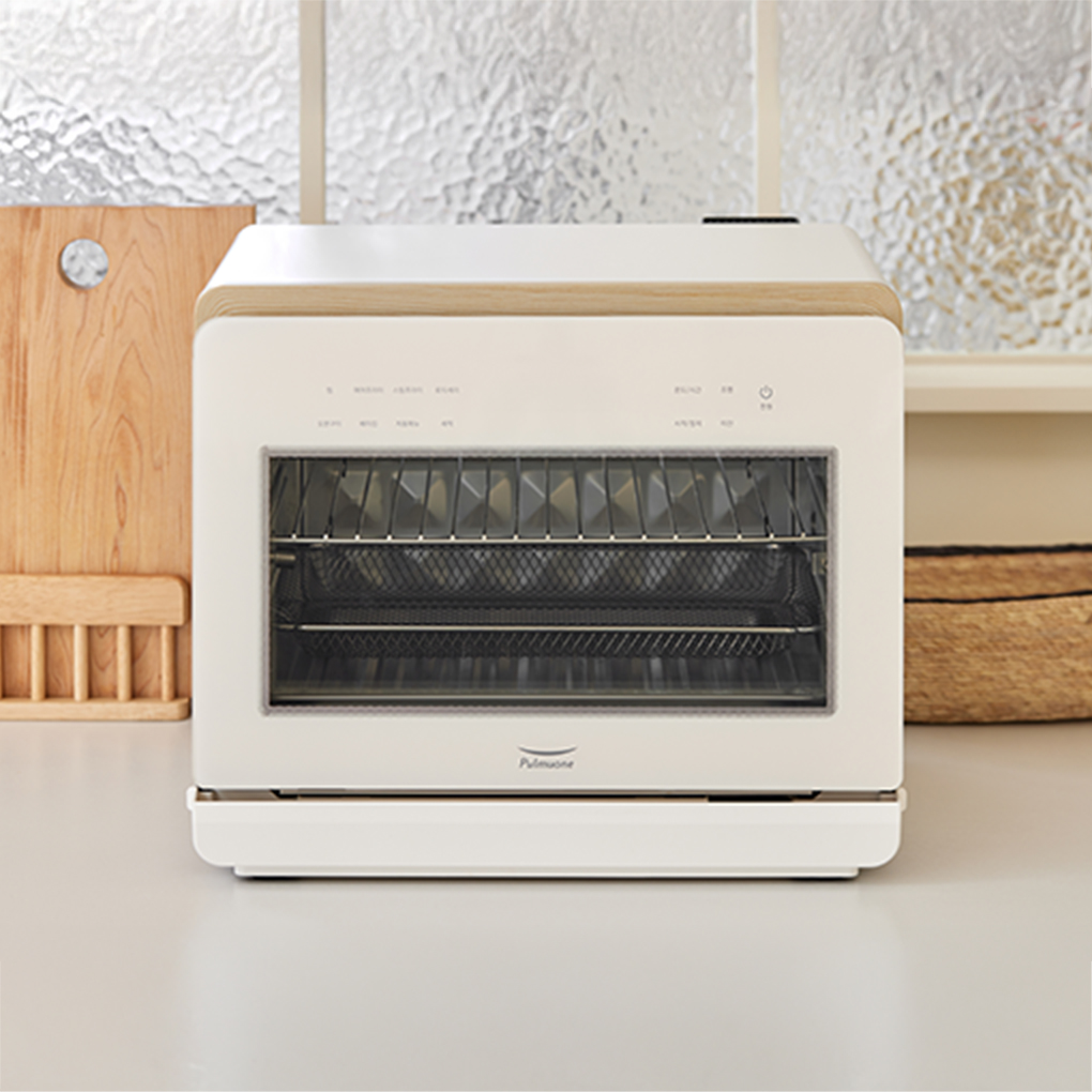 [슈퍼적립 10%/예약판매]풀무원 스팀쿡 마스터 듀얼스팀오븐 에어프라이어 20L AV20D11W (화이트&우드)