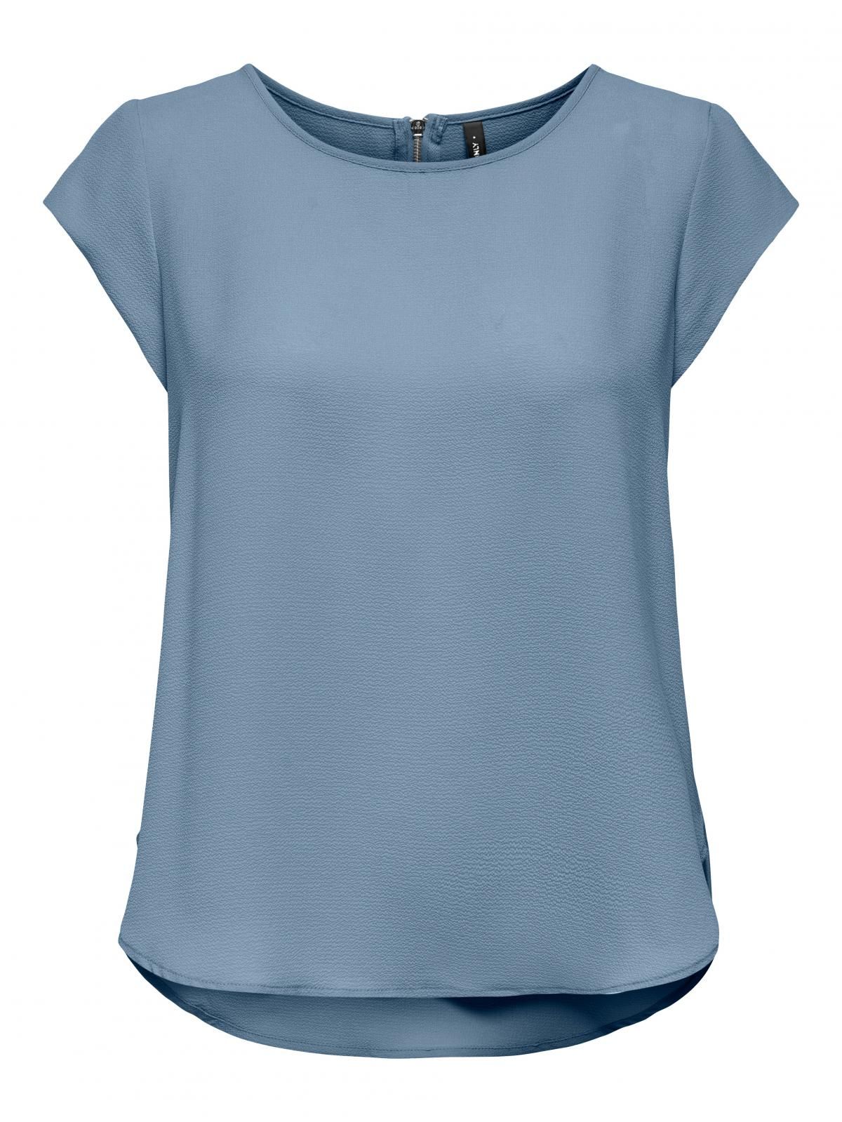 온리 데일리 라운드넥 반팔 티셔츠 블루 15142784_3013 BLUE / SOFT CHAMBRAY - 상세 이미지 4