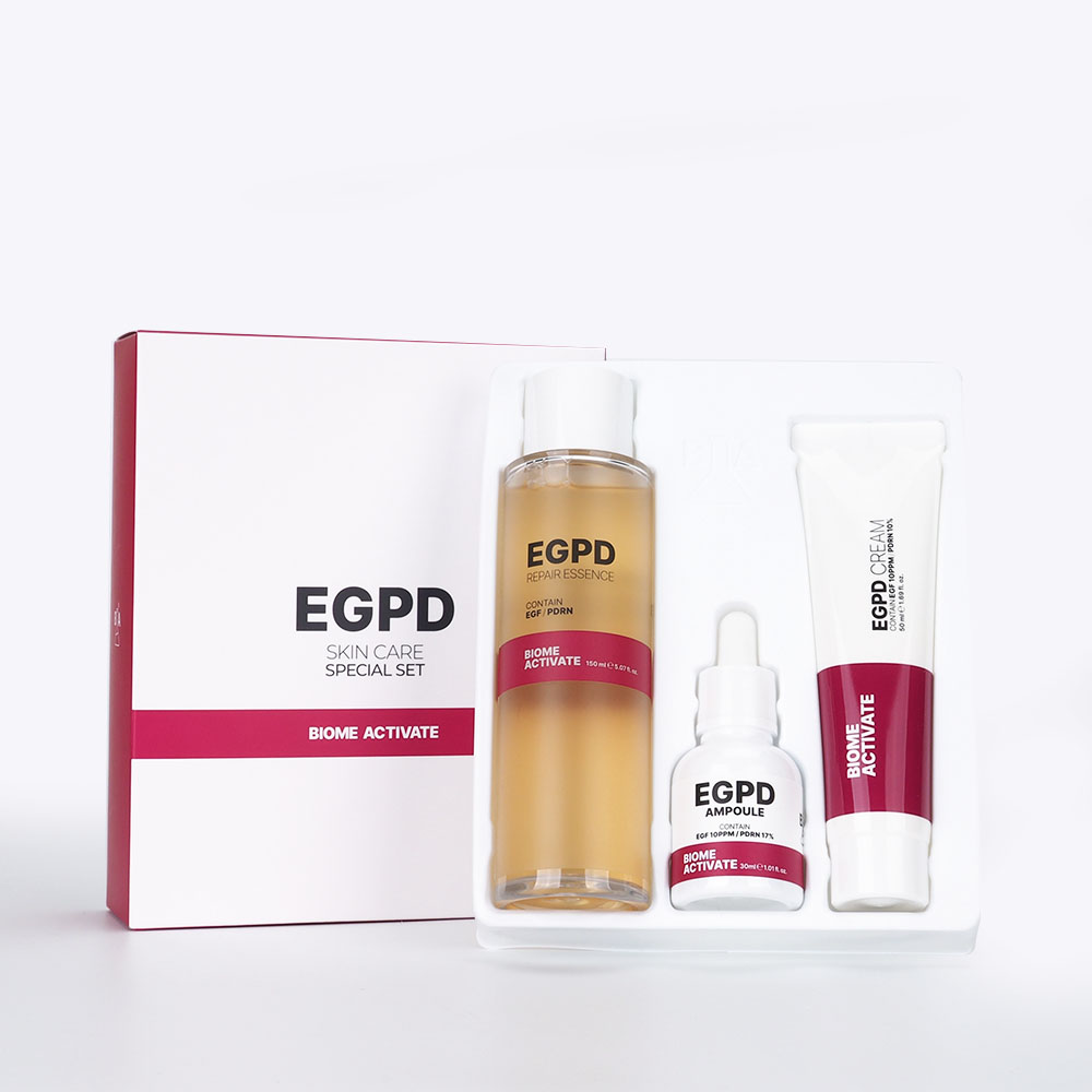 [바액] EGPD 3종 세트 /EGF 10ppm(배합한도 최대함량) PDRN 피부결개선 장벽강화 집중탄력