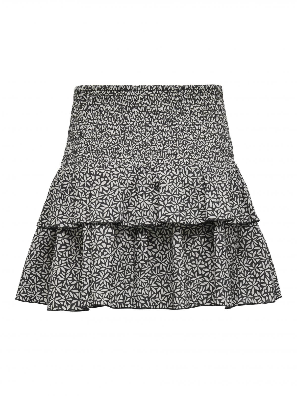 온리 플라워 프릴 미니 스모크 스커트 15351182_115_1195258 BEIGE / PUMICE STONE - 상세 이미지 4
