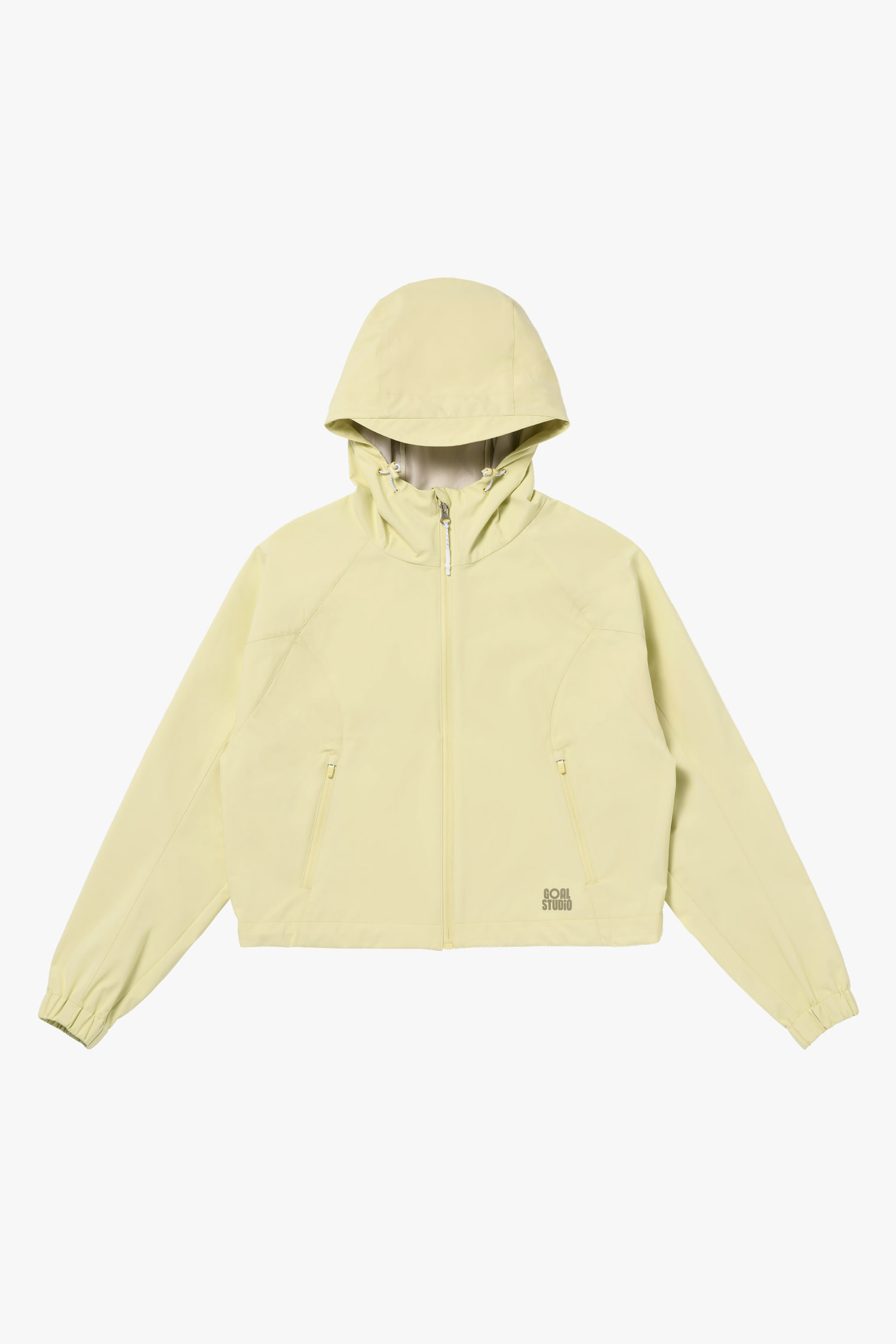 WS 3LAYER CROPPED ACTIVE JACKET-LIGHT YELLOW - 상세 이미지 2