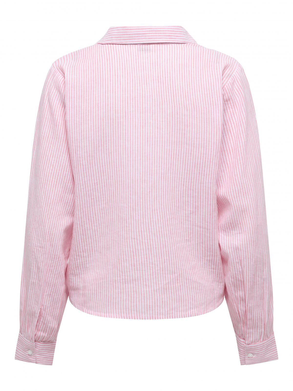 온리 자수 스트라이프 긴팔 셔츠 15368794_808_1252453 PURPLE / PINK LADY - 상세 이미지 4