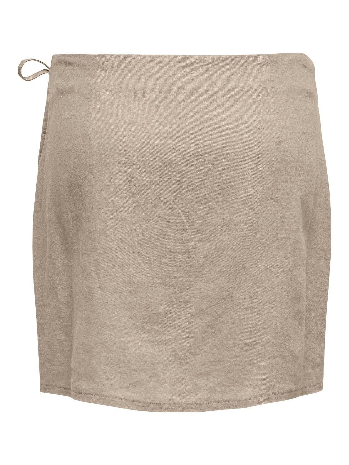 온리 베이지 테크니컬 미니 스커트 15338740_108 GREY / OXFORD TAN - 상세 이미지 4