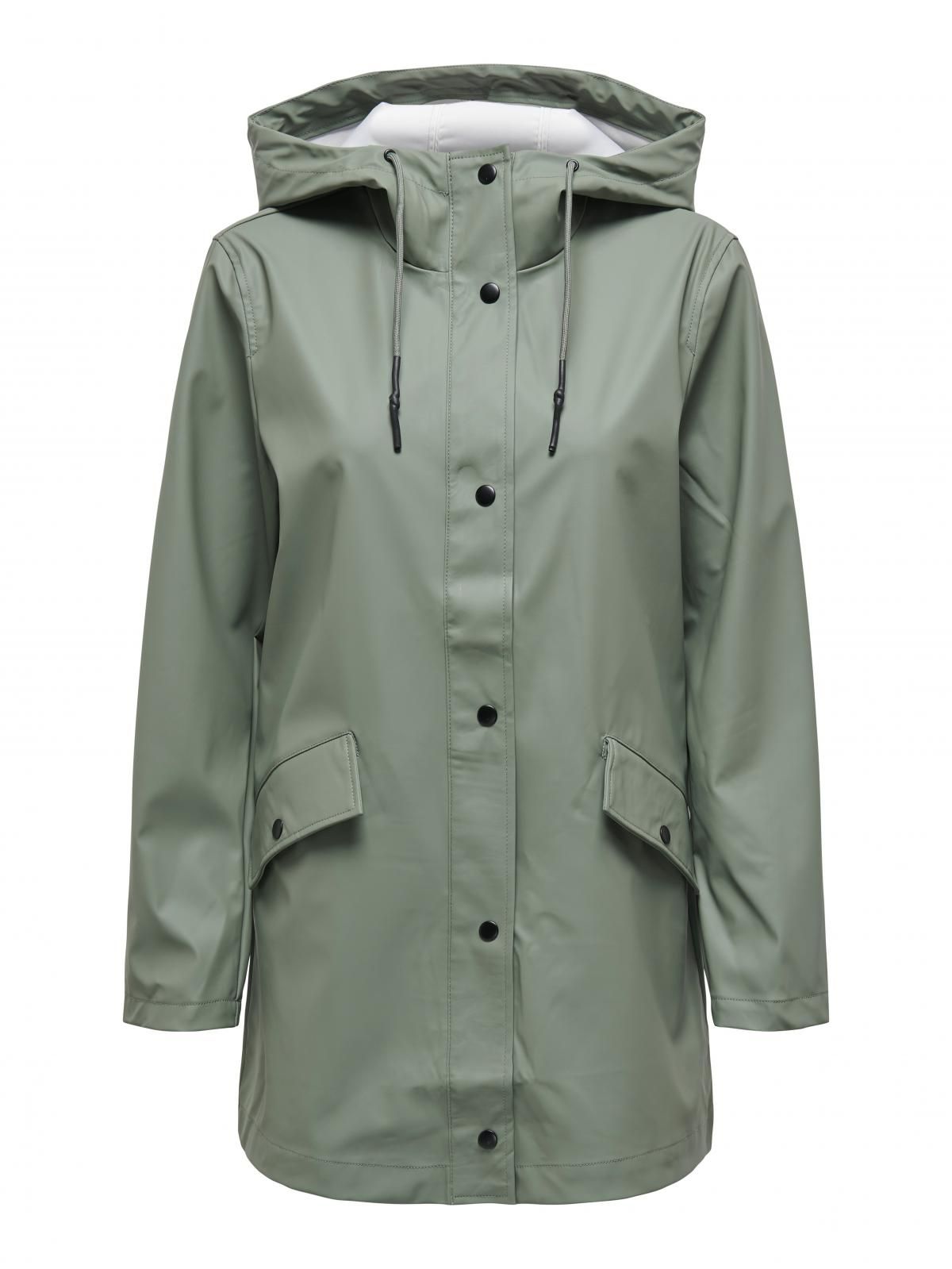 온리 테크니컬 방수 후드 레인코트 15261734_2040 GREEN / AGAVE GREEN - 상세 이미지 3