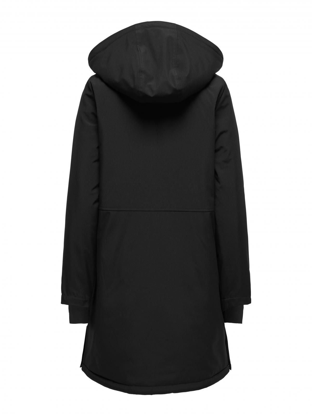 온리 테크니컬 후드 롱 파카 15363184_2161 BLACK / BLACK - 상세 이미지 4