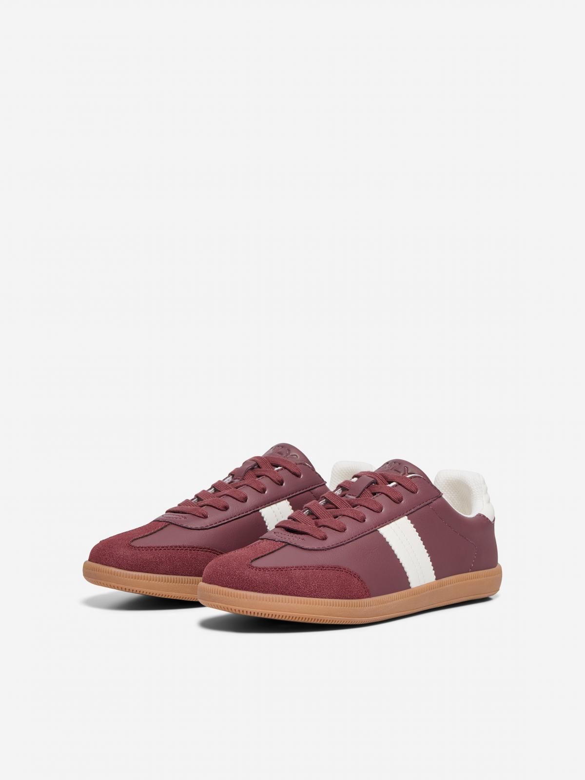온리 베이직 스니커즈 퍼플 버건디 15334408_1013_1213409 PURPLE / BURGUNDY - 상세 이미지 5