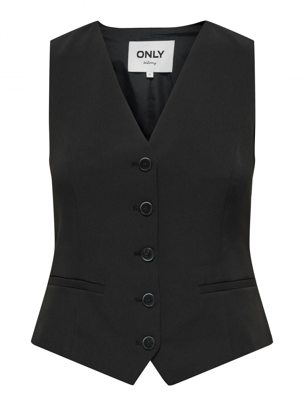 온리 테일러드 클래식 베스트 15328160_2161 BLACK / BLACK - 상세 이미지 3
