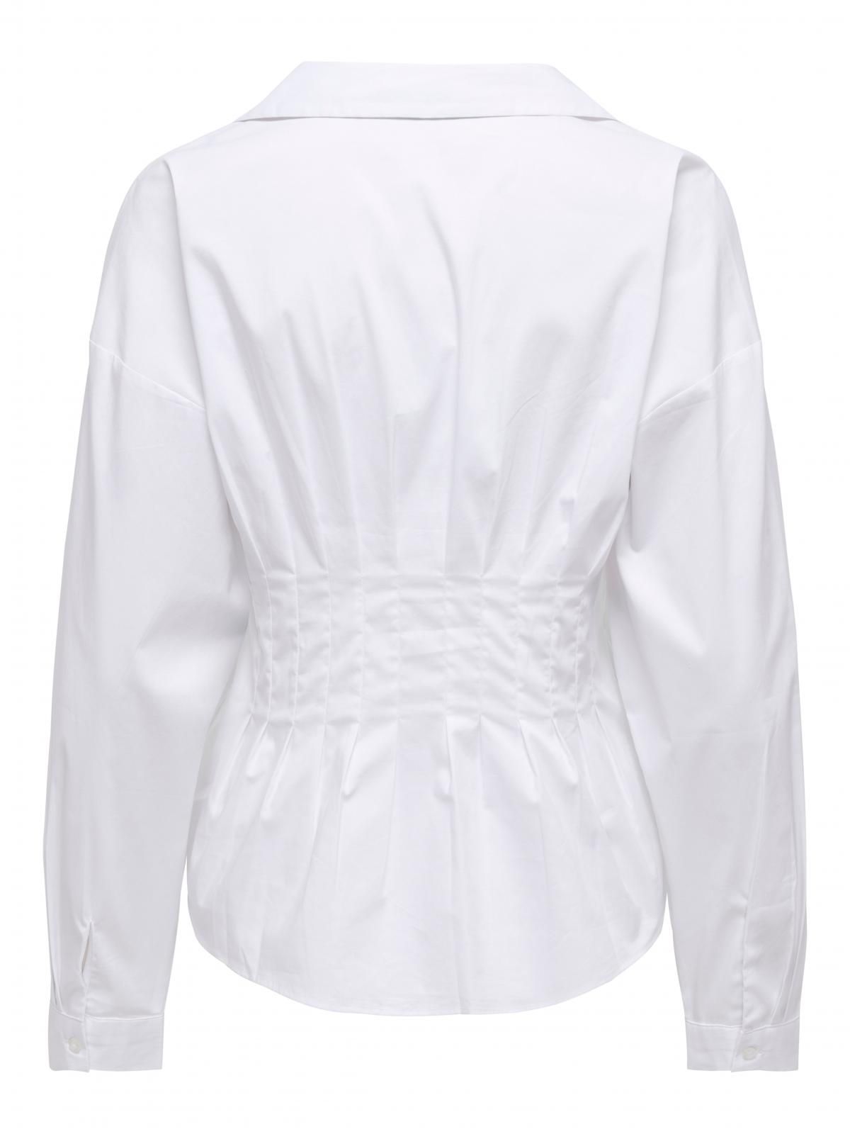 제이디와이 슬림핏 리조트카라 화이트 셔츠 15375041_2206 WHITE / WHITE - 상세 이미지 4