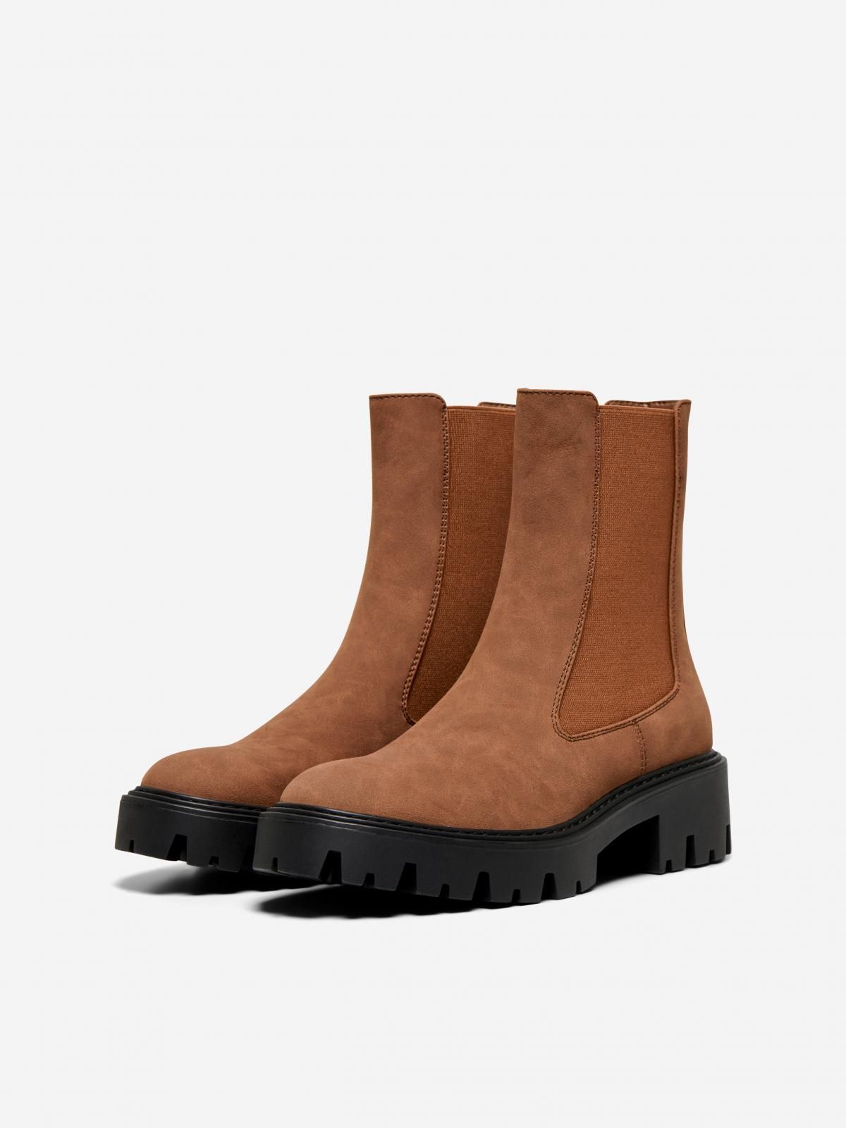 온리 첼시 앵클부츠 스웨이드 브라운 15274563_409 BROWN / COGNAC - 상세 이미지 5