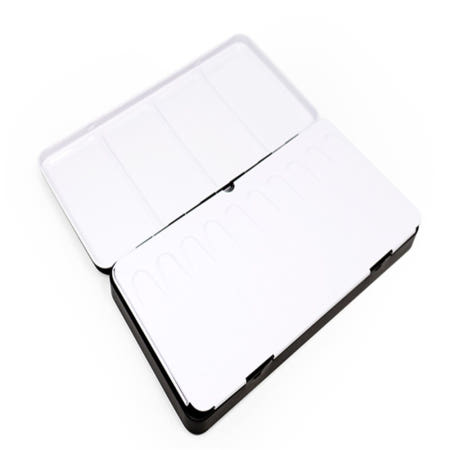 월리샵 틴케이스 팔레트 48색 페인트혼합판 미술학원용품