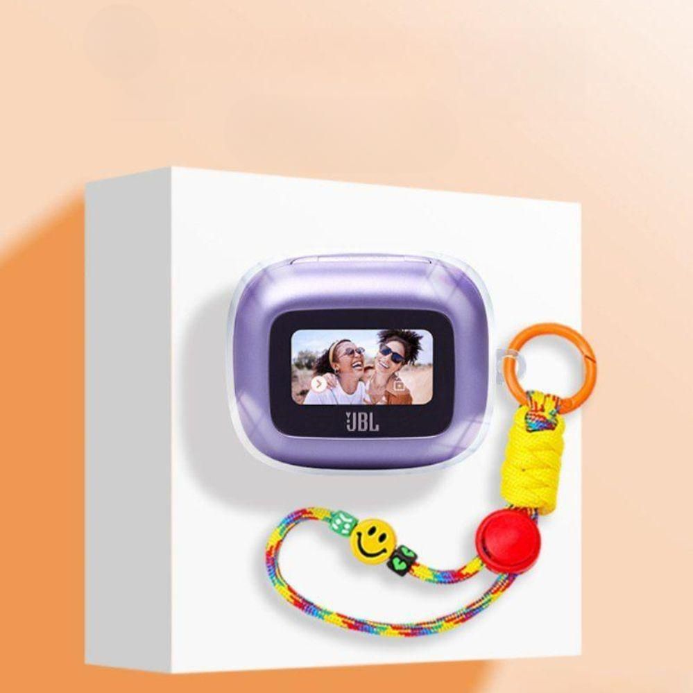 JBL 라이브 빔3 케이스 컬러풀 반투명 크리스탈 컬러 로프 스트랩 - 상세 이미지 3