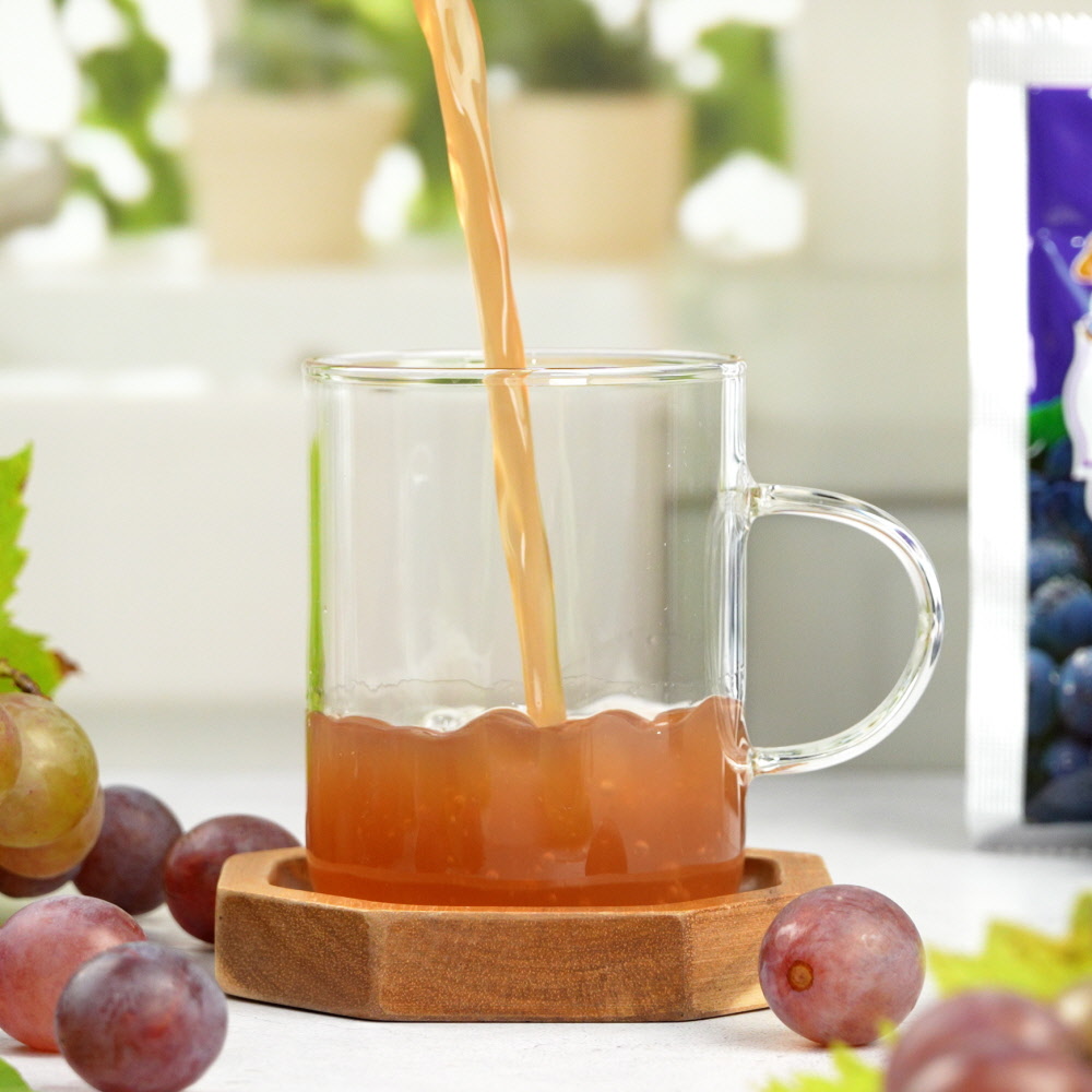 깔끔한 [ 유기농 포도즙 100ml 25봉 ] 국산 거봉 켐벨 생즙 착즙 주스 개별포장 - 상세 이미지 2