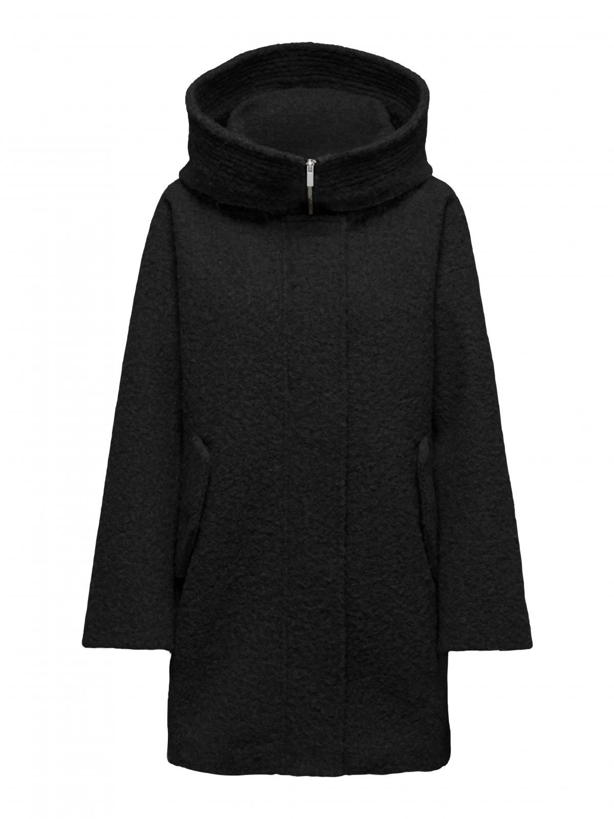 제이디와이 부클레 후드 미디 코트 15369842_2161 BLACK / BLACK - 상세 이미지 3