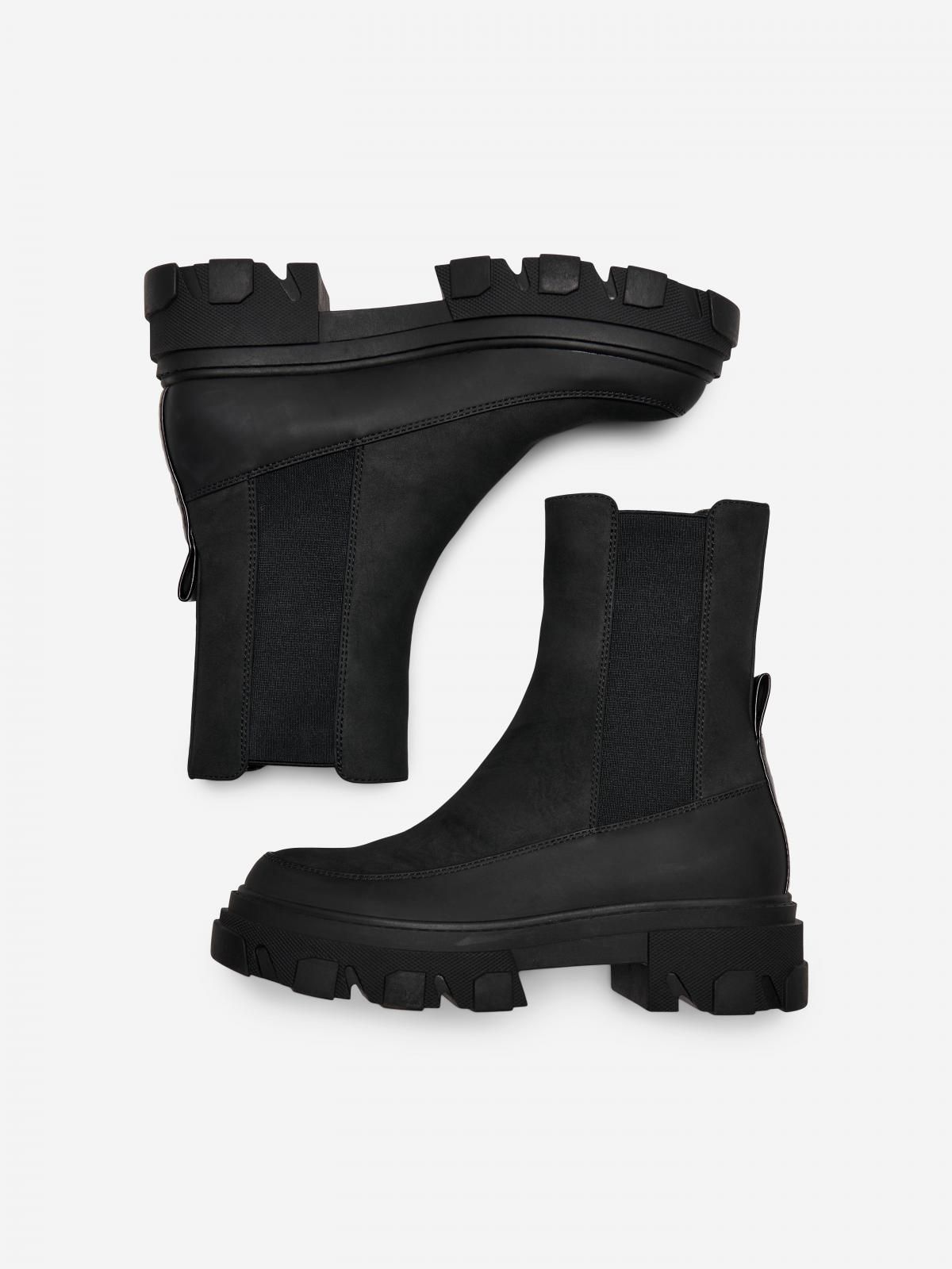 온리 트렌디 앵클 첼시부츠 15238956_2161 BLACK / BLACK - 상세 이미지 3