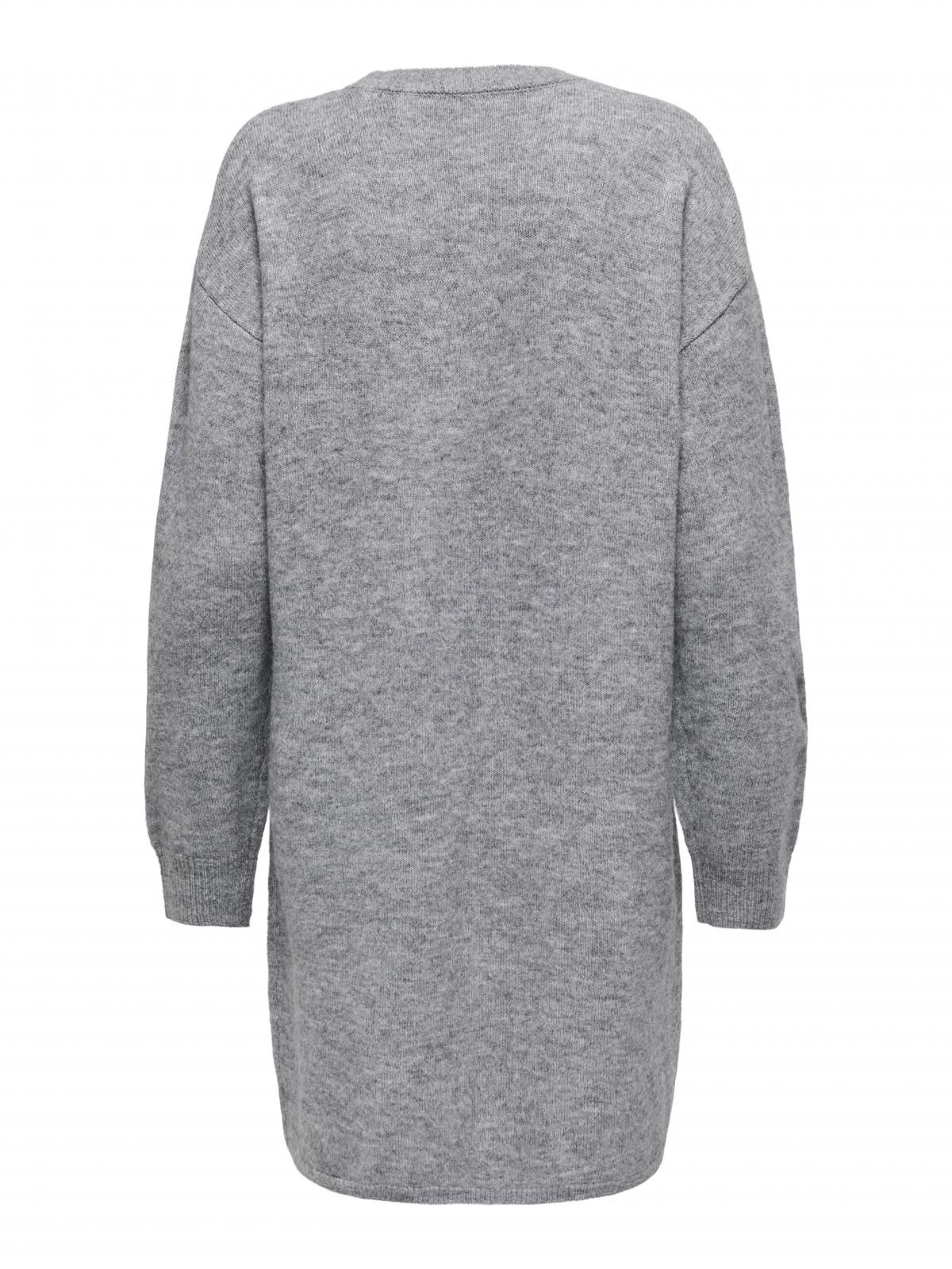 제이디와이 쥬얼 장식 니트 미니 원피스 15341788_2383_1163503 GREY / DARK GREY MELANGE - 상세 이미지 4