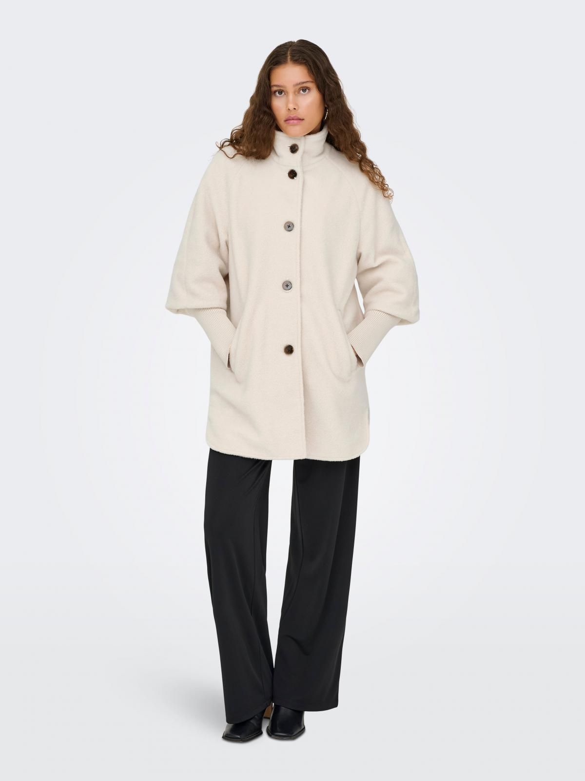 제이디와이 미니멀 하이넥 버튼 롱 코트 15359331_13 GREY / BIRCH - 상세 이미지 5