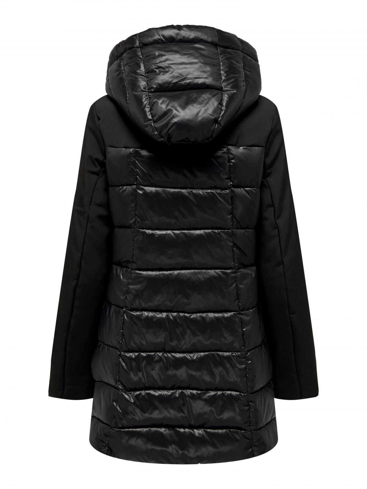 온리 윈드프루프 후드 롱 패딩코트 15294008_2161 BLACK / BLACK - 상세 이미지 5