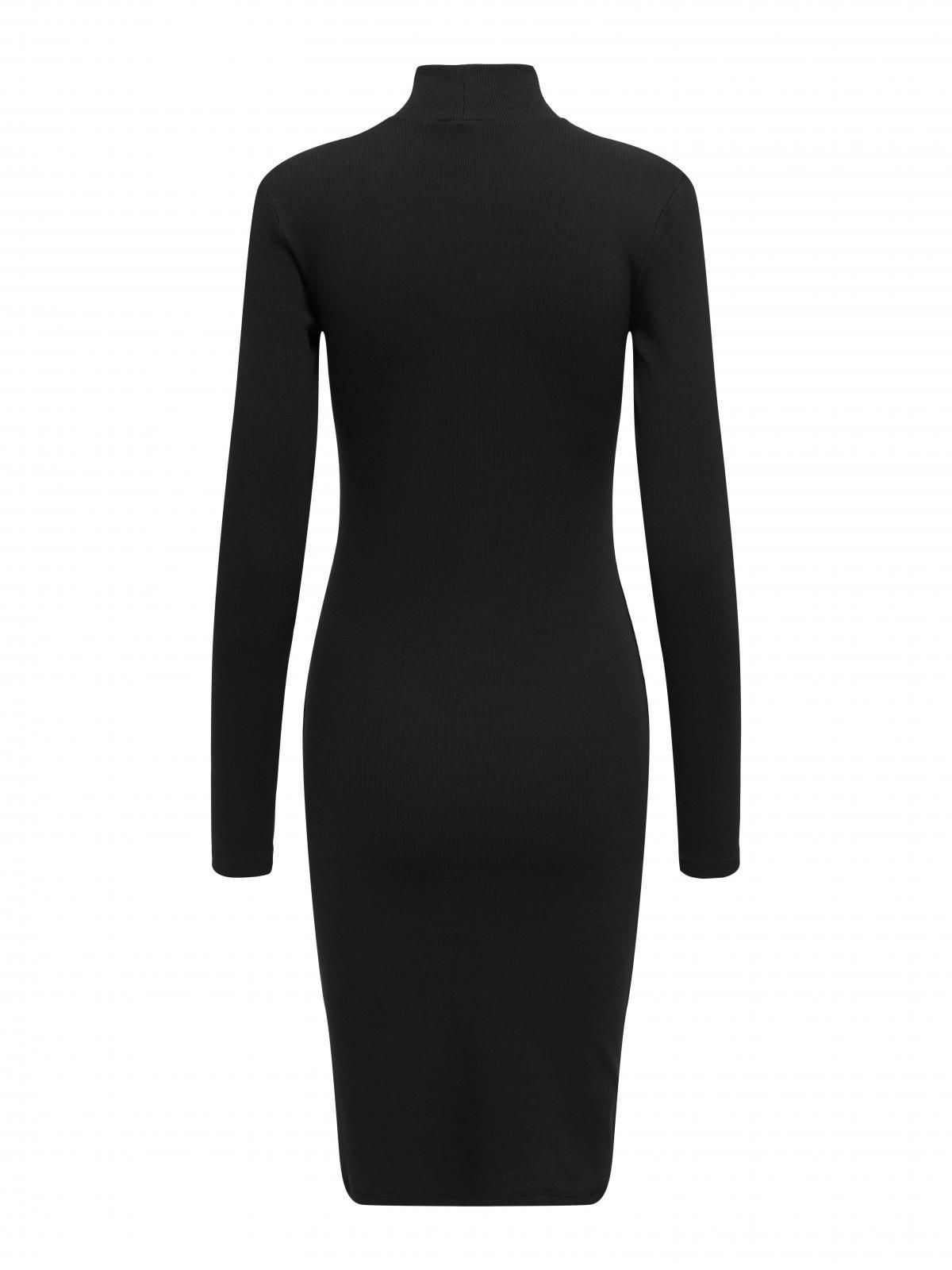 온리 슬림핏 하이넥 미니 원피스 블랙 진주장식 15352927_2161 BLACK / BLACK - 상세 이미지 4