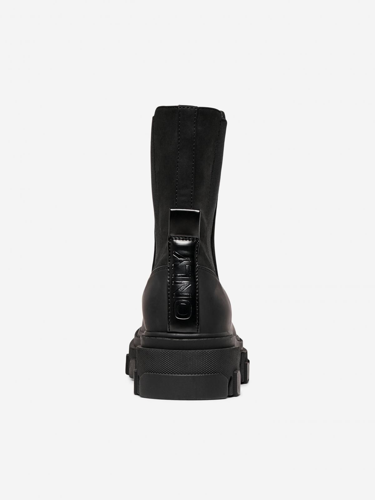 온리 트렌디 앵클 첼시부츠 15238956_2161 BLACK / BLACK - 상세 이미지 2