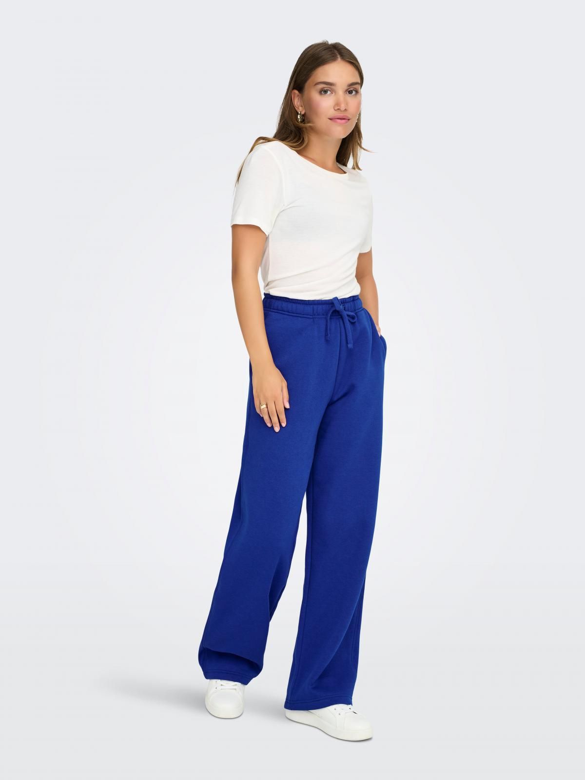 온리 테크니컬 와이드핏 드로스트링 팬츠 15338734_1294 BLUE / SURF THE WEB - 상세 이미지 5