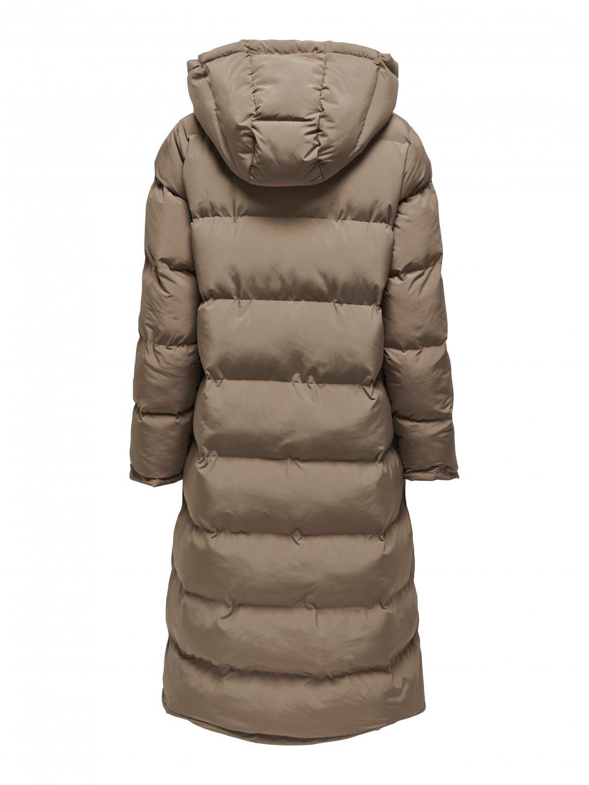 온리 프리미엄 롱 패딩 후드 테크니컬 15326655_120 GREY / WALNUT - 상세 이미지 4