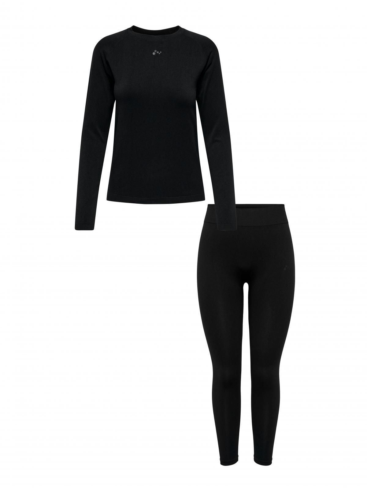 온리 테크니컬 베이스레이어 세트 15333593_2161 BLACK / BLACK - 상세 이미지 2