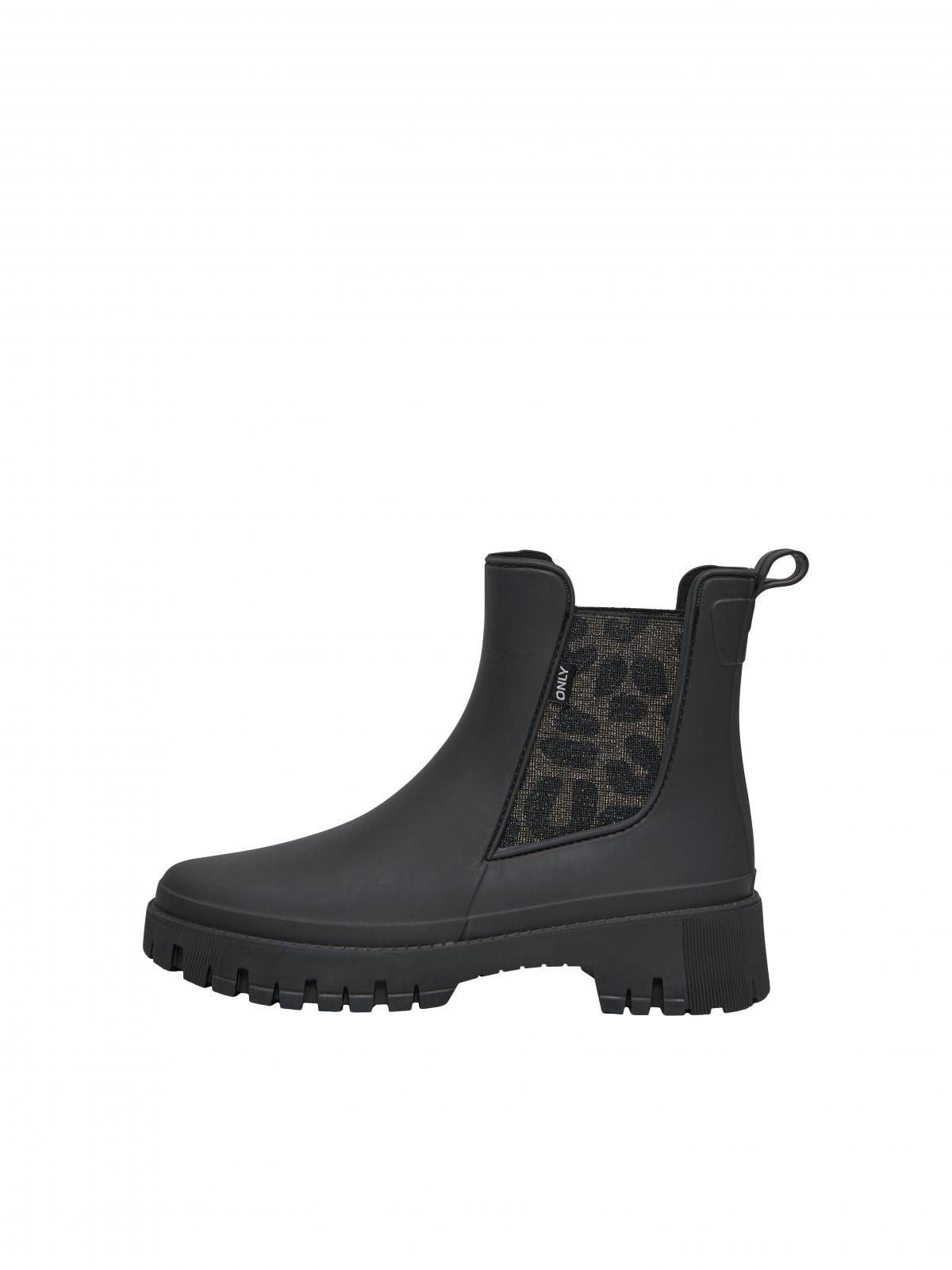 온리 트렌디 첼시 앵클 부츠 15356855_2161_1216131 BLACK / BLACK - 상품 이미지