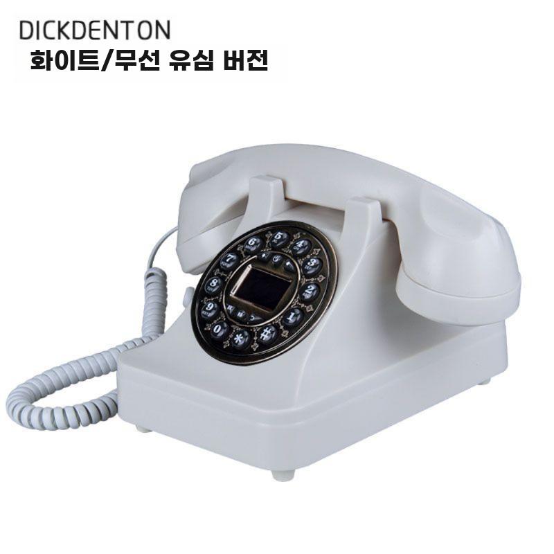 옛날전화기 레트로 유선 홈 스타일 호텔 올드 블랙 전화 - 상세 이미지 5