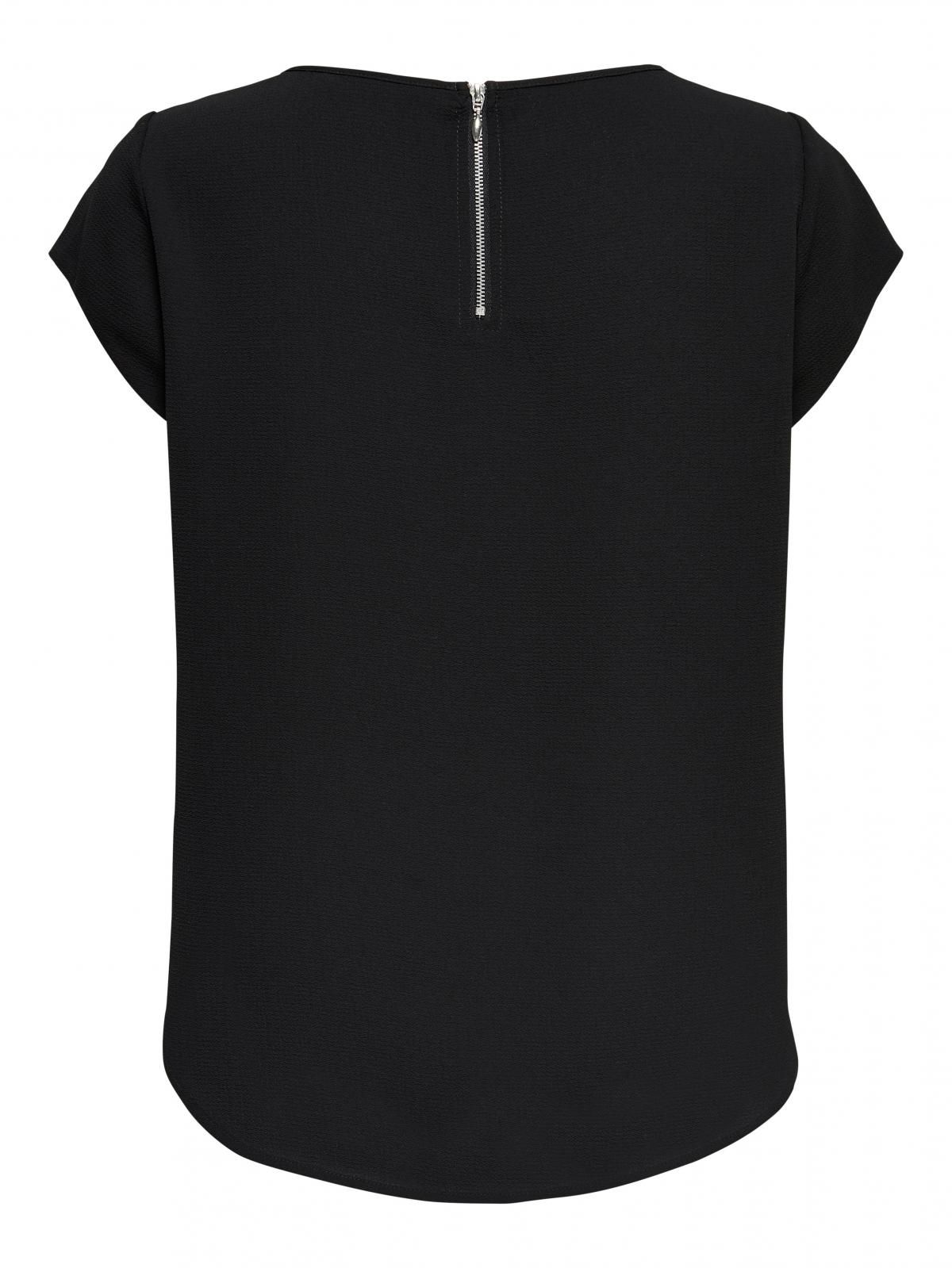 온리 베이직 라운드넥 반팔 티셔츠 15142784_2161 BLACK / BLACK - 상세 이미지 4