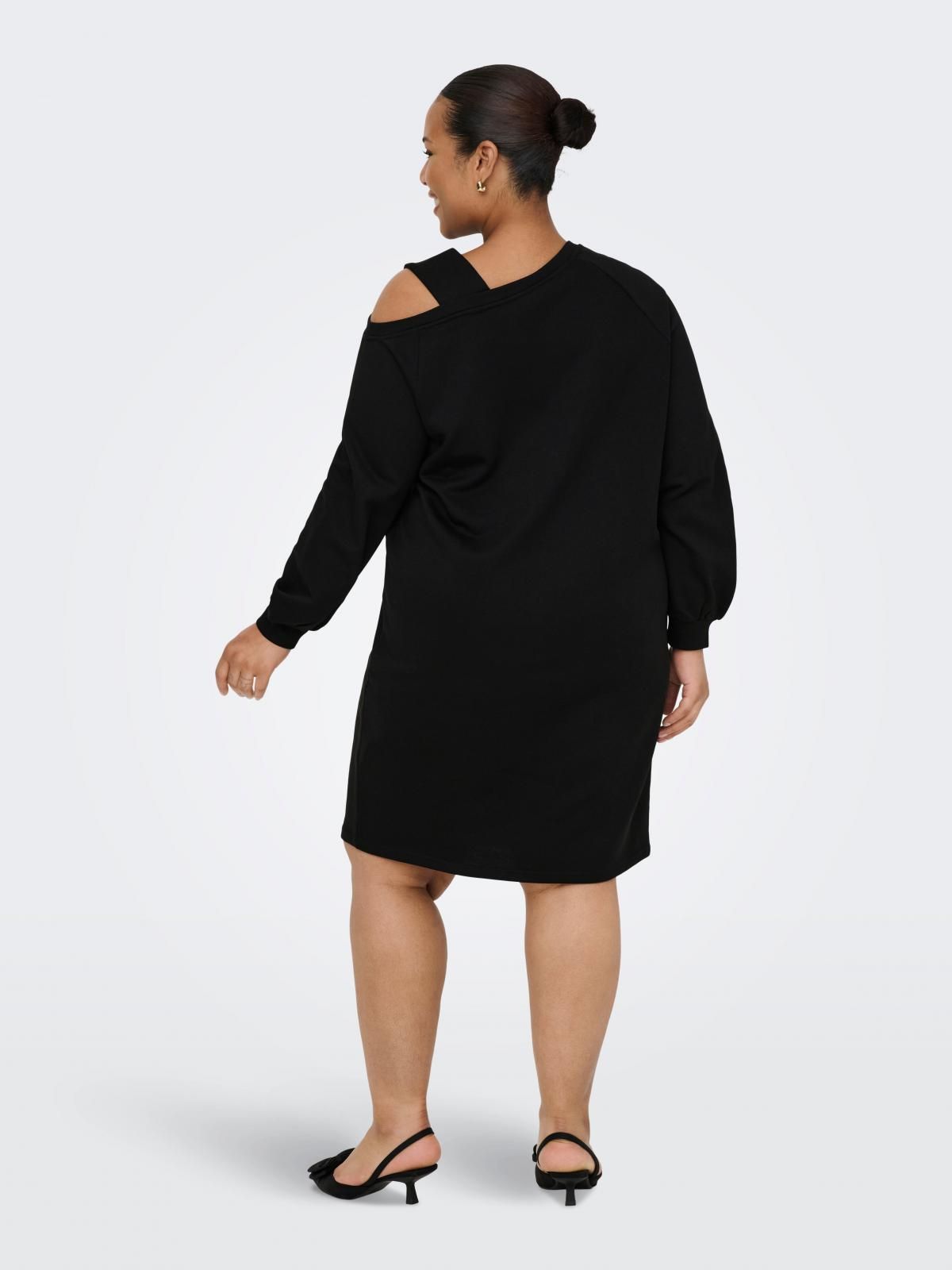 온리 테크니컬 미니 원피스 오프숄더 블랙 15369222_2161 BLACK / BLACK - 상세 이미지 2