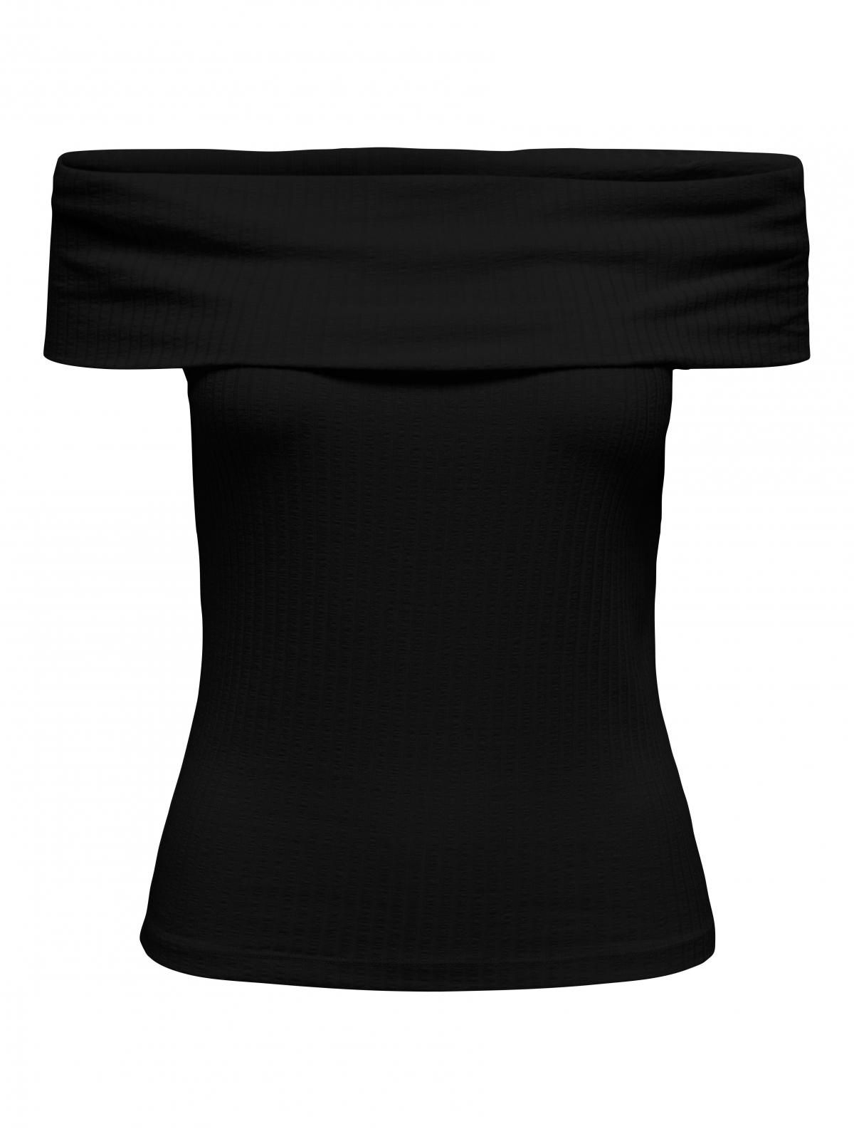 제이디와이 오프숄더 페미닌 블랙 반팔 탑 15344028_2161 BLACK / BLACK - 상세 이미지 3