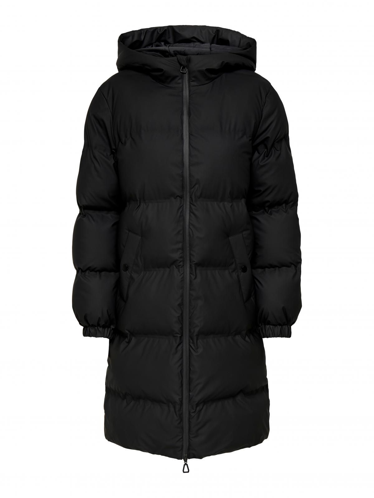 온리 테크니컬 방한 롱 후드 패딩코트 15340973_2161 BLACK / BLACK - 상세 이미지 3