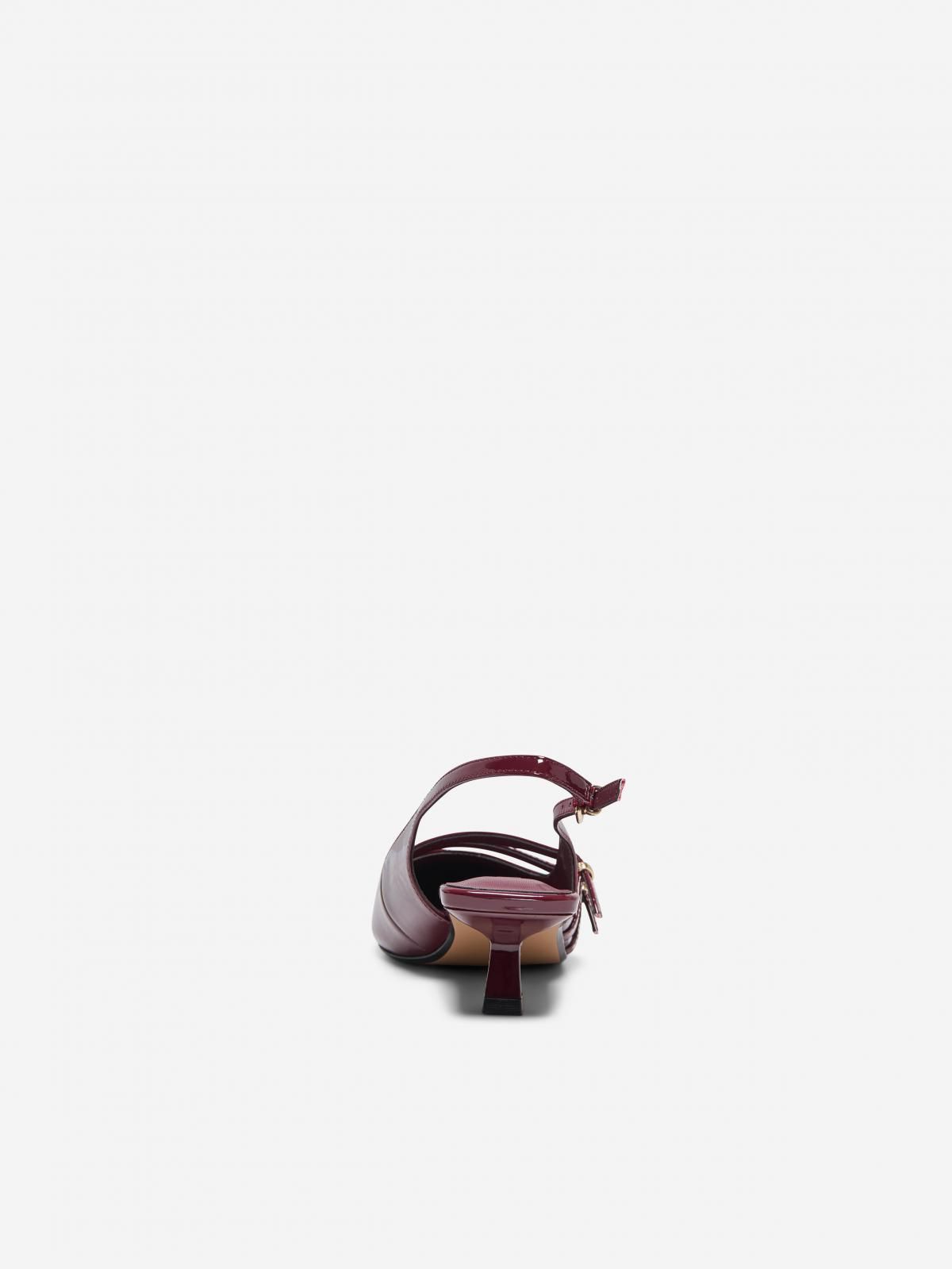 온리 클래식 슬링백 슈즈 포인트토 버건디 15356238_1013 PURPLE / BURGUNDY - 상세 이미지 2