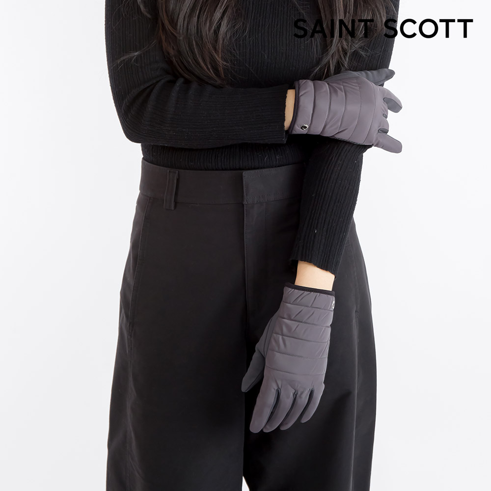 세인트스코트 패딩 스마트 터치 여성 겨울 퀄팅 장갑