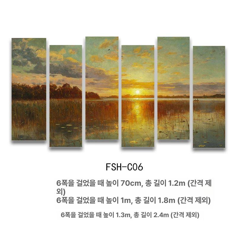 일본 명화 포스터 거실 카페 촬영 인테리어 동양화 방수 벽장식 - 상세 이미지 5