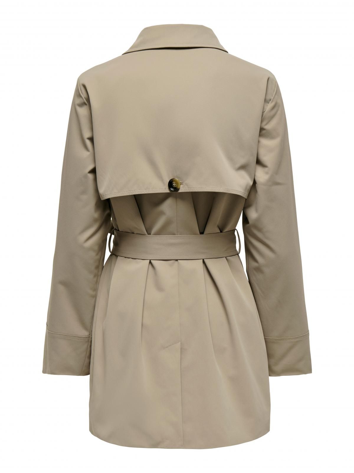 제이디와이 클래식 벨티드 미디 트렌치코트 15338506_8524 BROWN / WEATHERED TEAK - 상세 이미지 4