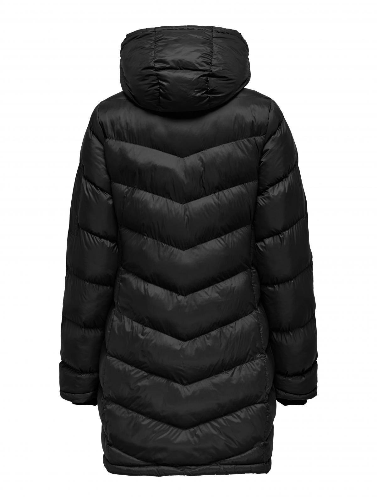 온리 테크니컬 퀼팅 방수 롱 패딩 코트 15348746_2161_1192297 BLACK / BLACK - 상세 이미지 4