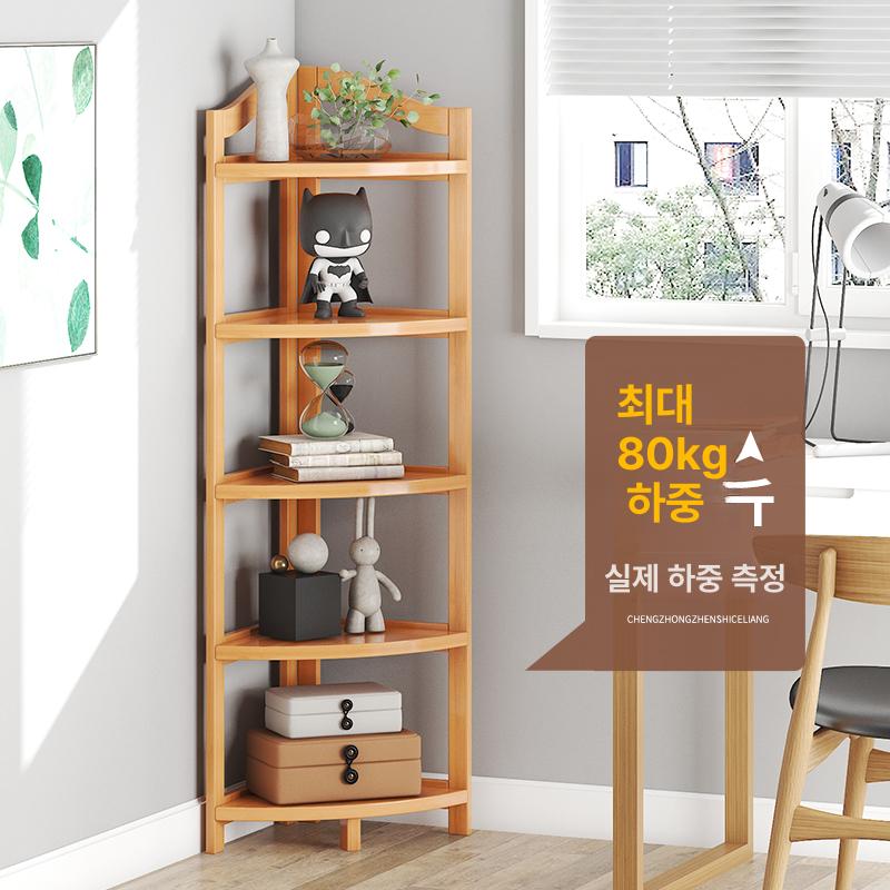모서리 코너장 책장 주방 선반 틈새 수납장 거실 원룸 정리 선반 - 상세 이미지 3