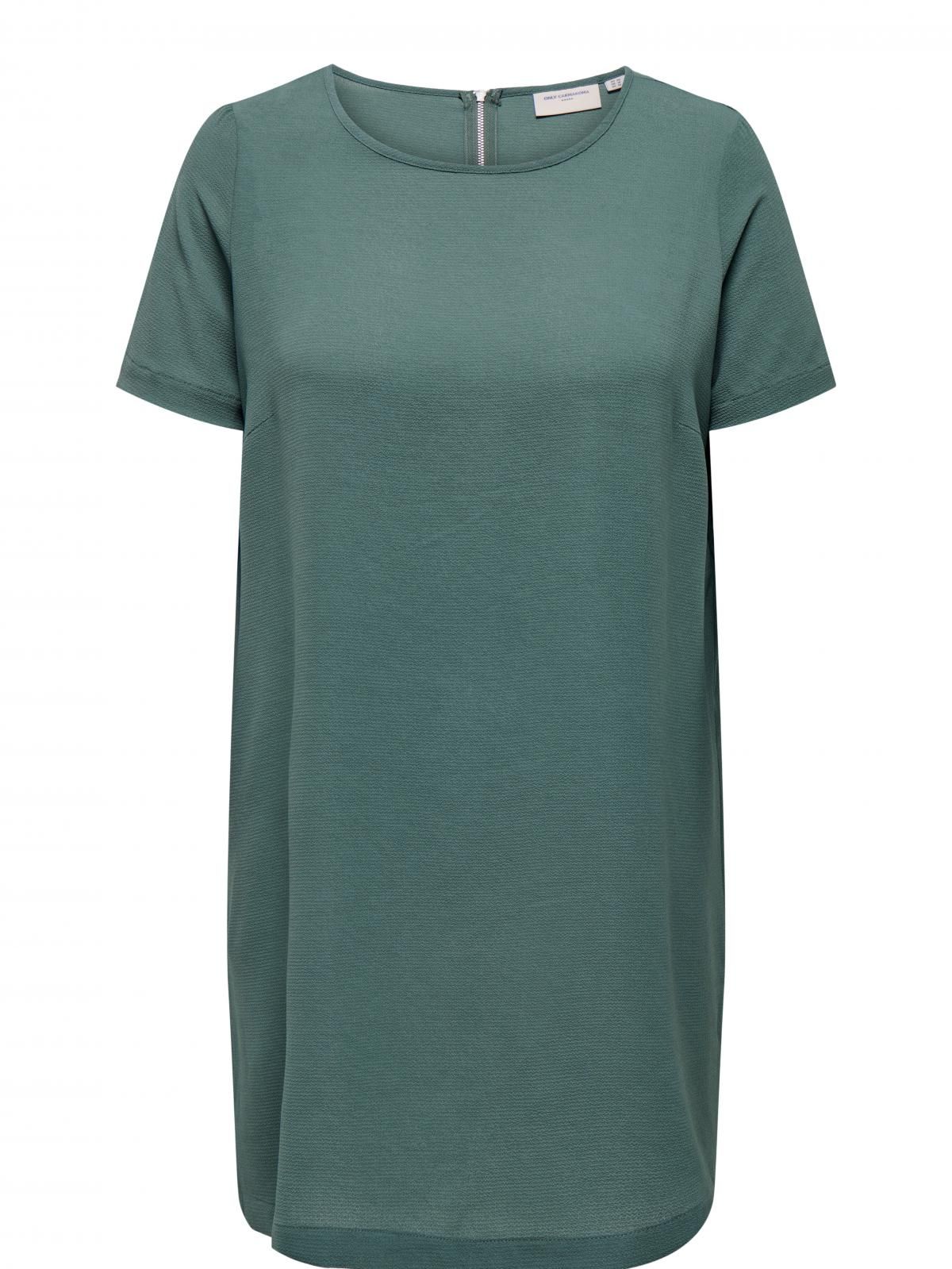 온리 데일리 루즈핏 미니 원피스 반팔 15299253_1469 GREEN / BALSAM GREEN - 상세 이미지 3