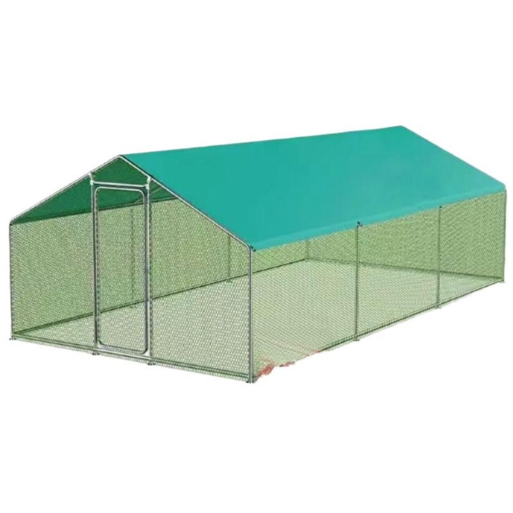 야외 방수 대형견 사계절 하우스 대형 원목 견사 강아지 그릴 메쉬 (4m x 3m x 2m) - 상품 이미지