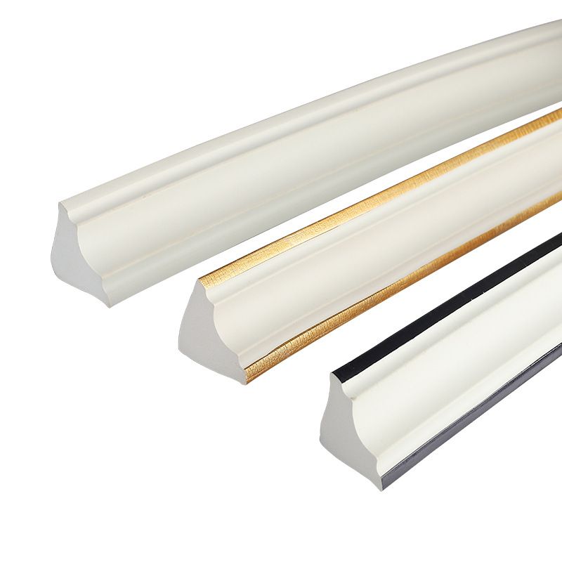 천장 몰딩 벽면 접착식 틈새 삼각형 라인 PVC 코너 - 상품 이미지